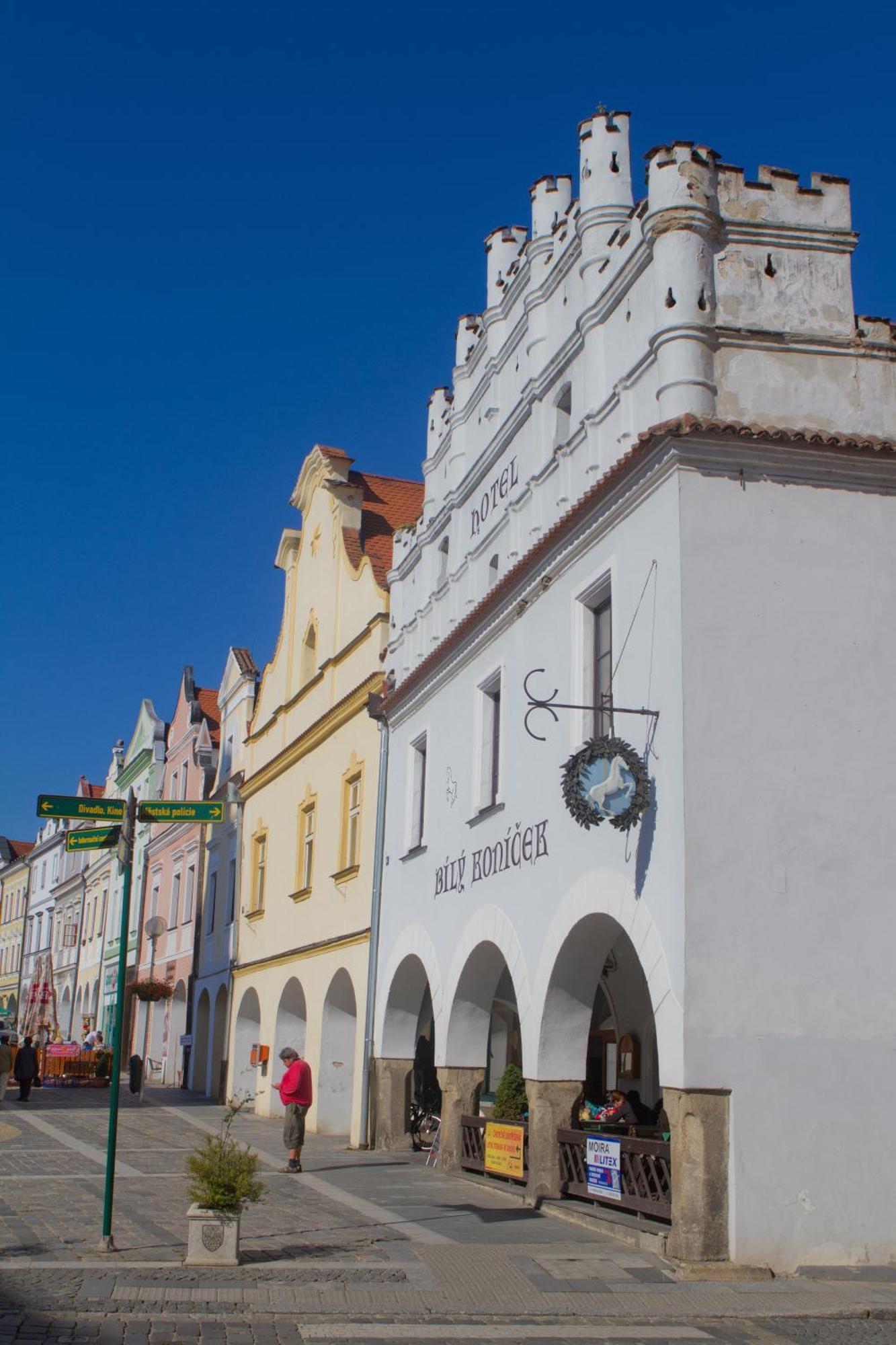 Hotel Bily Konicek Třeboň المظهر الخارجي الصورة