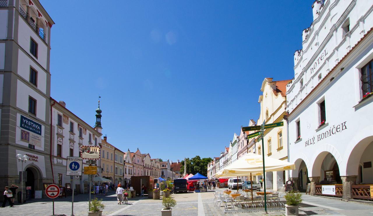 Hotel Bily Konicek Třeboň المظهر الخارجي الصورة